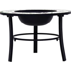 vidaXL bålfad mosaik 68 cm keramik grøn