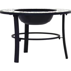 vidaXL bålfad mosaik 68 cm keramik grøn