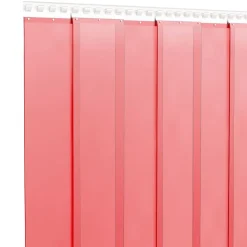 vidaXL bændelgardin 200 mm x 1,6 mm 10 m PVC rød