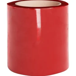 vidaXL bændelgardin 200 mm x 1,6 mm 10 m PVC rød