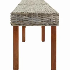 vidaXL bænk Naturfarvet 160 x 35 x 45 cm Massivt mangotræ