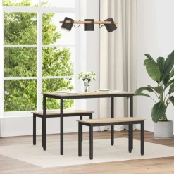 vidaXL bænk Sonoma 80 x 35 x 45 cm Konstrueret træ