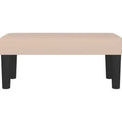 vidaXL bænk 70x30x30 cm kunstlæder cappuccinofarvet