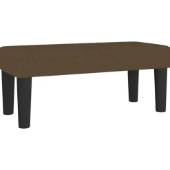 vidaXL bænk 70x30x30 cm stof brun