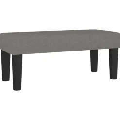 vidaXL bænk 70x30x30 cm stof mørkegrå