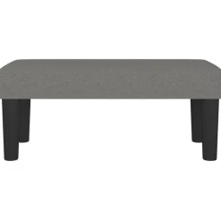 vidaXL bænk 70x30x30 cm stof mørkegrå