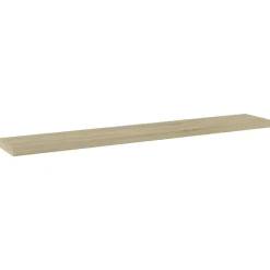 vidaXL boghylder 4 stk. 60x10x1,5 cm konstrueret træ sonoma-eg