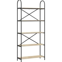 vidaXL Bogreol Sonoma eg 80 x 30 x 183 cm Konstrueret træ
