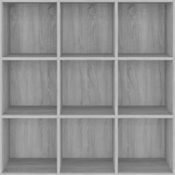 vidaXL bogreol 98x29x97,5 cm grå sonoma-eg