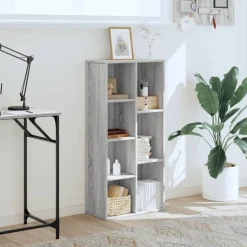 vidaXL bogreol 50x25x105 cm konstrueret træ grå sonoma-eg