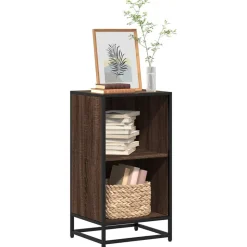 vidaXL bogreol 40x35x76 cm konstrueret træ brun egetræsfarve