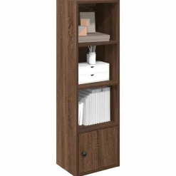 vidaXL bogreol 31x24x102 cm konstrueret træ brun egetræsfarve