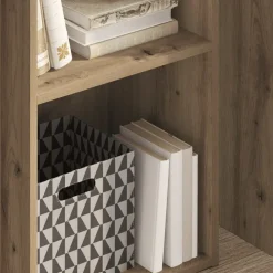 vidaXL bogreol 40x30x77 cm konstrueret træ egetræsfarve