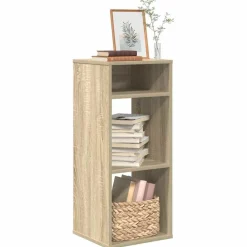 vidaXL bogreol 34x31x80 cm konstrueret træ sonoma-eg