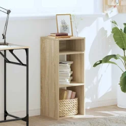 vidaXL bogreol 34x31x80 cm konstrueret træ sonoma-eg