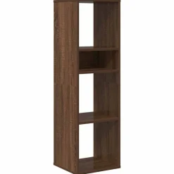 vidaXL bogreol 34x31x112 cm konstrueret træ brun egetræsfarve