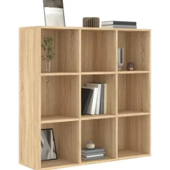vidaXL bogreol 98x29x97,5 cm konstrueret træ sonoma-eg