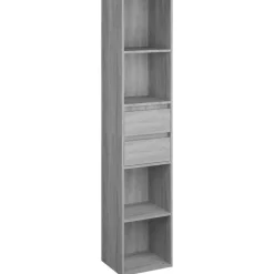 vidaXL bogreol 36x30x171 cm konstrueret træ grå sonoma-eg