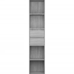 vidaXL bogreol 36x30x171 cm konstrueret træ grå sonoma-eg