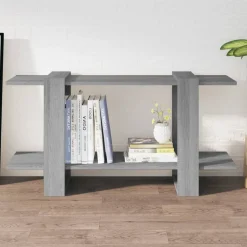 vidaXL bogreol 100x30x51 cm konstrueret træ grå sonoma-eg