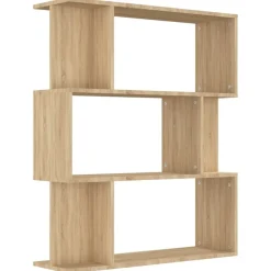 vidaXL bogreol/rumdeler 80x24x96 cm konstrueret træ sonoma-eg