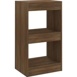 vidaXL bogreol/rumdeler 40x30x72 cm brun egetræ