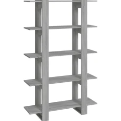 vidaXL bogreol/rumdeler 100x30x160 cm grå sonoma-eg