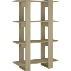 vidaXL bogreol/rumdeler 80x30x123,5 cm sonoma-eg