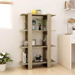 vidaXL bogreol/rumdeler 80x30x123,5 cm sonoma-eg