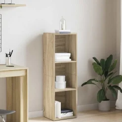 vidaXL bogreol/tv-bord 36x30x114 cm konstrueret træ Sonoma-eg