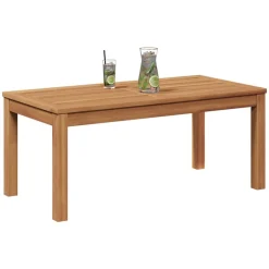 vidaXL bord Brun 95 x 45 x 40 cm Massiv Teaktræ