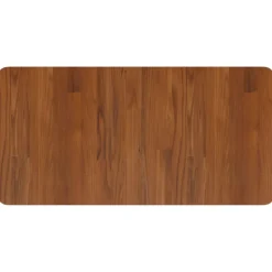 vidaXL bordplade til badeværelse 80x40x1,5 cm massivt træ mørkebrun