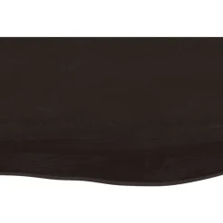 vidaXL bordplade 60x40x2 cm behandlet massivt egetræ mørkebrun