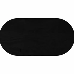 vidaXL bordplade 80x40x2 cm massivt egetræ oval mørkebrun