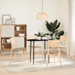 vidaXL bordplade 80x40x2 cm massivt egetræ oval mørkebrun