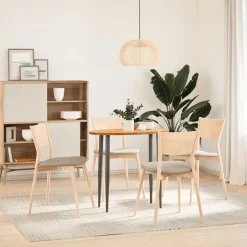 vidaXL bordplade 80x40x2 cm massivt egetræ oval lysebrun