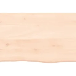 vidaXL bordplade 60x40x2 cm ubehandlet massivt egetræ