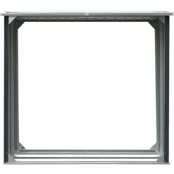 vidaXL brændeskur 172 x 91 x 154 cm galvaniseret stål antracitgrå
