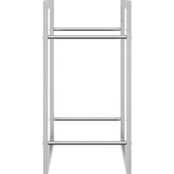 vidaXL brændestativ 50x28x56 cm rustfrit stål