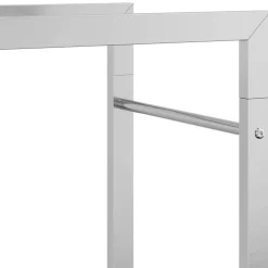 vidaXL brændestativ 50x28x56 cm rustfrit stål