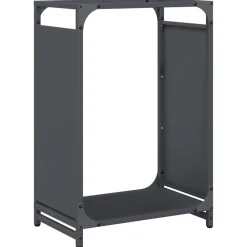 vidaXL brændestativ 44x28x65 cm koldvalset stål antracitgrå