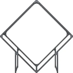 vidaXL brændestativ 100x25x100 cm koldvalset stål antracitgrå