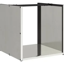 vidaXL brændestativ 40x40x40 cm rustfrit stål