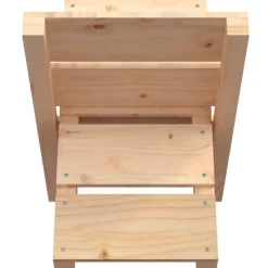vidaXL brændestativ 47x39,5x48 cm massivt fyrretræ