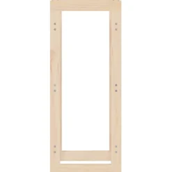 vidaXL brændestativ 41x25x100 cm massivt fyrretræ
