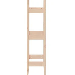 vidaXL brændestativ 41x25x100 cm massivt fyrretræ