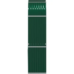 vidaXL brændestativ 80x45x190 cm galvaniseret stål grøn