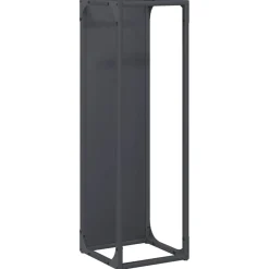 vidaXL brændestativ 25x25x80 cm koldvalset stål antracitgrå