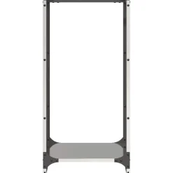 vidaXL brændestativ 40x30x80 cm rustfrit stål