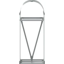 vidaXL brændestativ 40x45x100 cm galvaniseret stål grøn